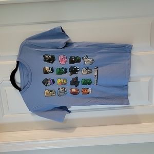 Gap blue minecraft tee xxl 14-16